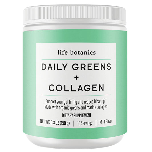 Life Botanics Daily Greens + Collagen Powder